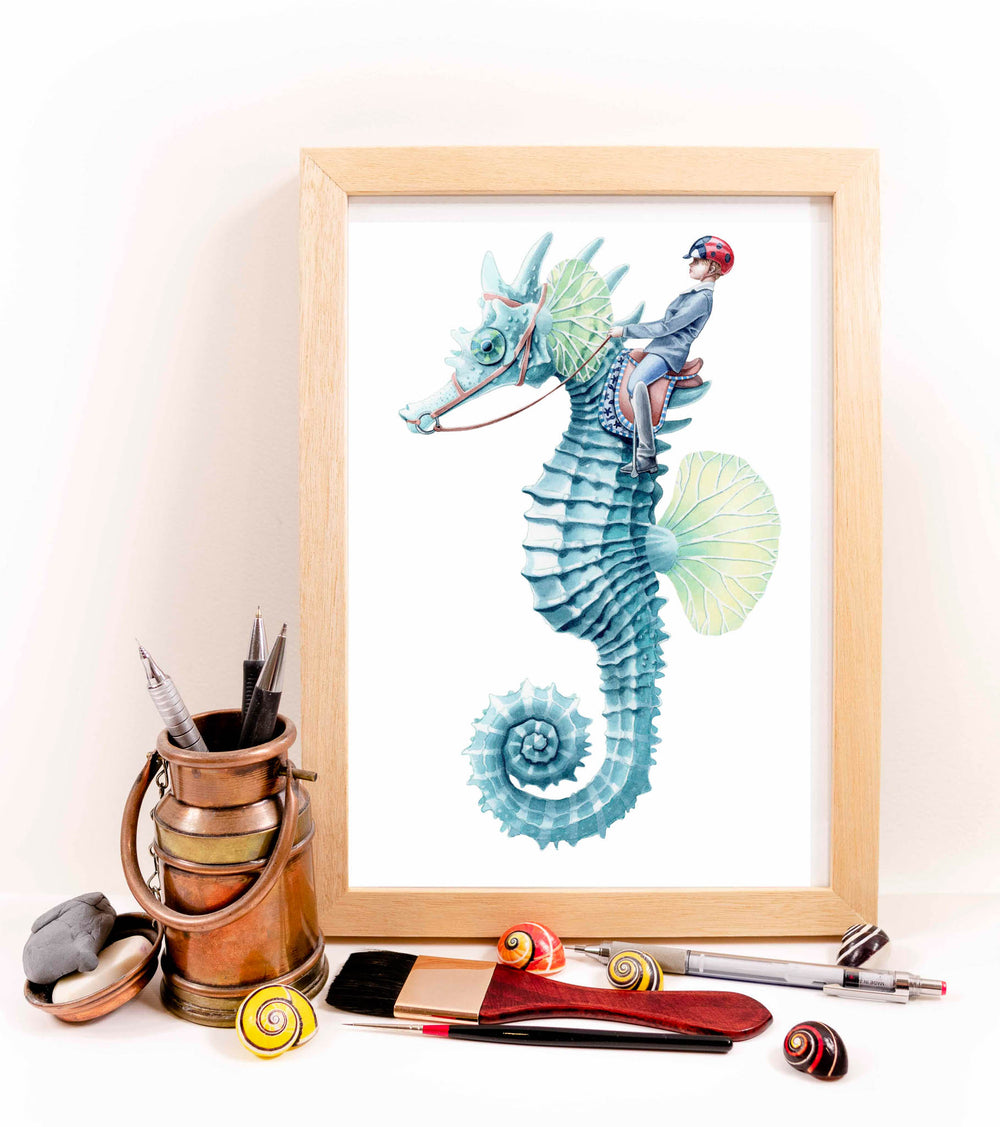 Aerial Equestry Print