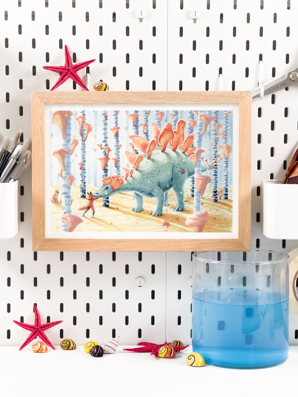 A4 Original Artwork 🍄  Lichensaurs