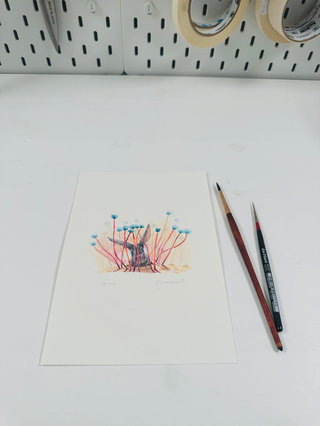 A5 Original Spot Illustration - #5 Rabbit Hole