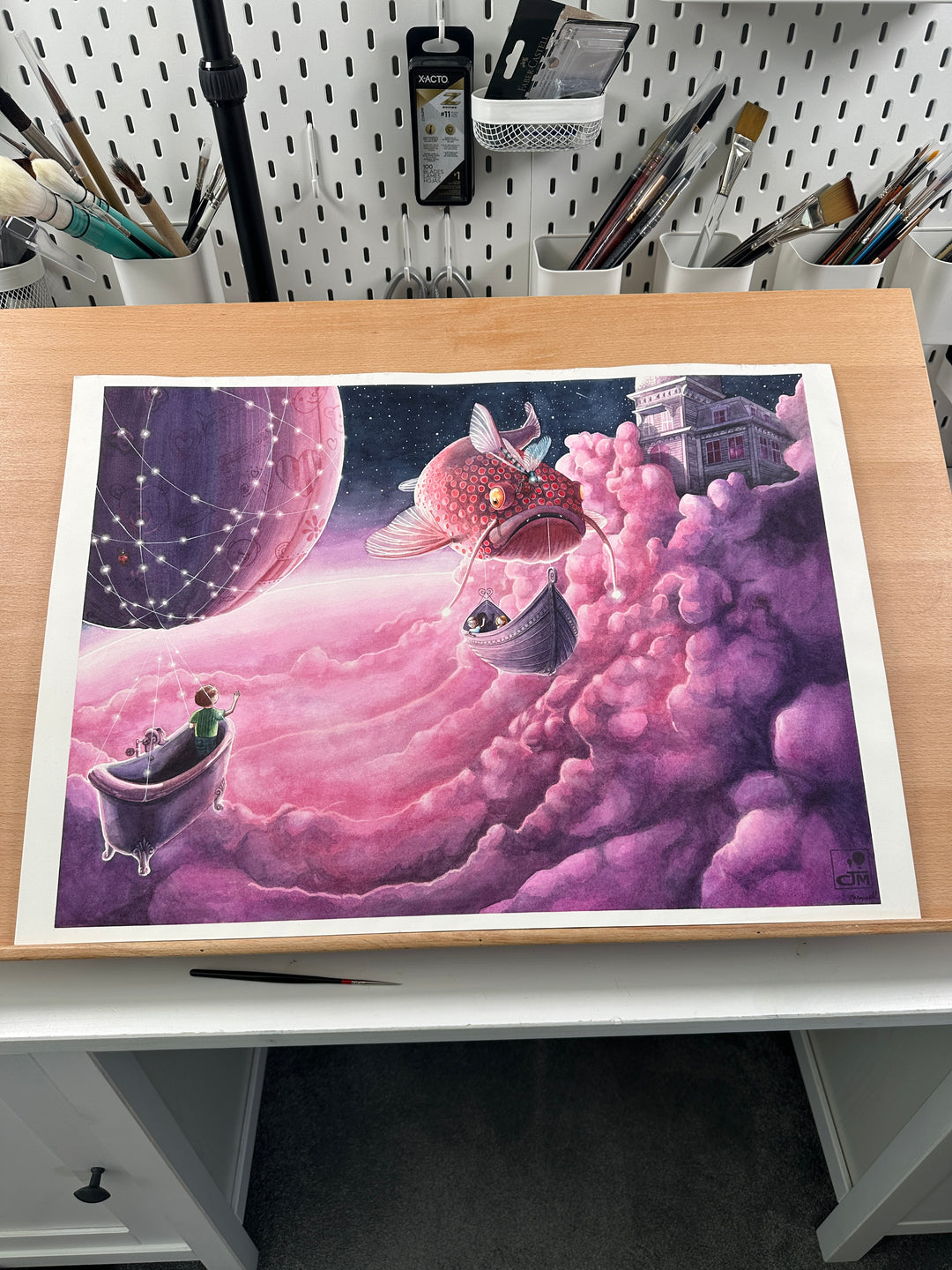 A2 Original Artwork - Ninth Cloud