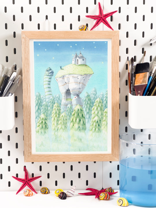 A4 Original Artwork 🦕  Dino Trulli