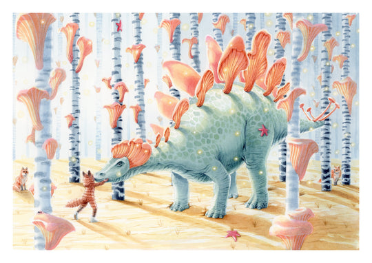 A4 Original Artwork 🍄  Lichensaurs