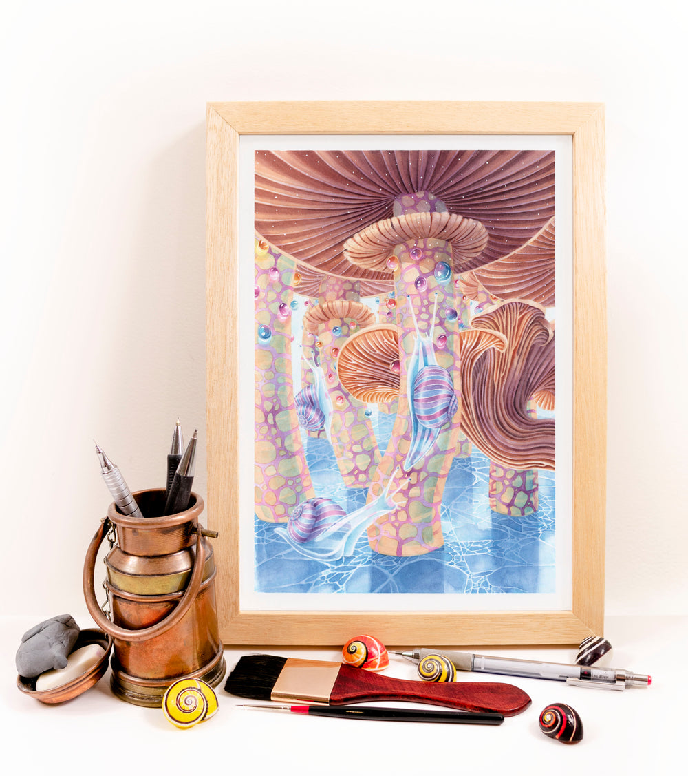 A4 Original Artwork - Geloria