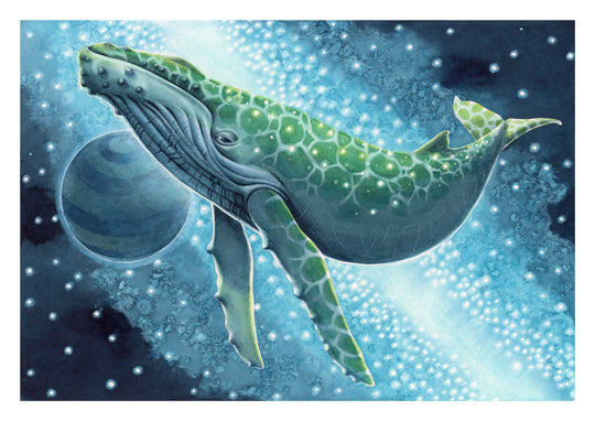 Celestial Whale Print