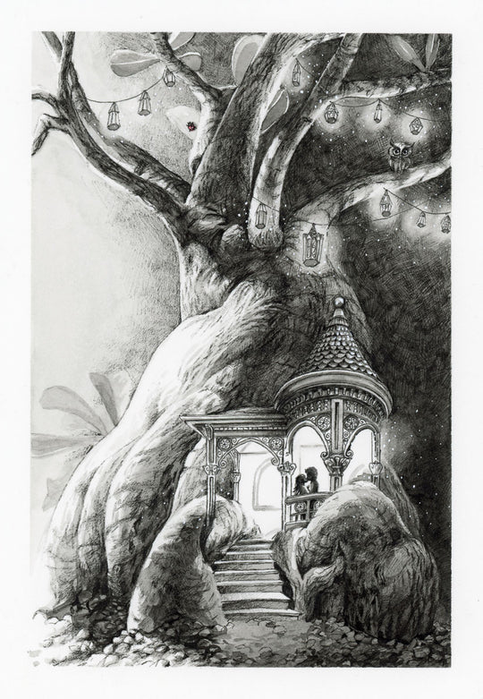 A5 Original Artwork 'Lovers Spot'