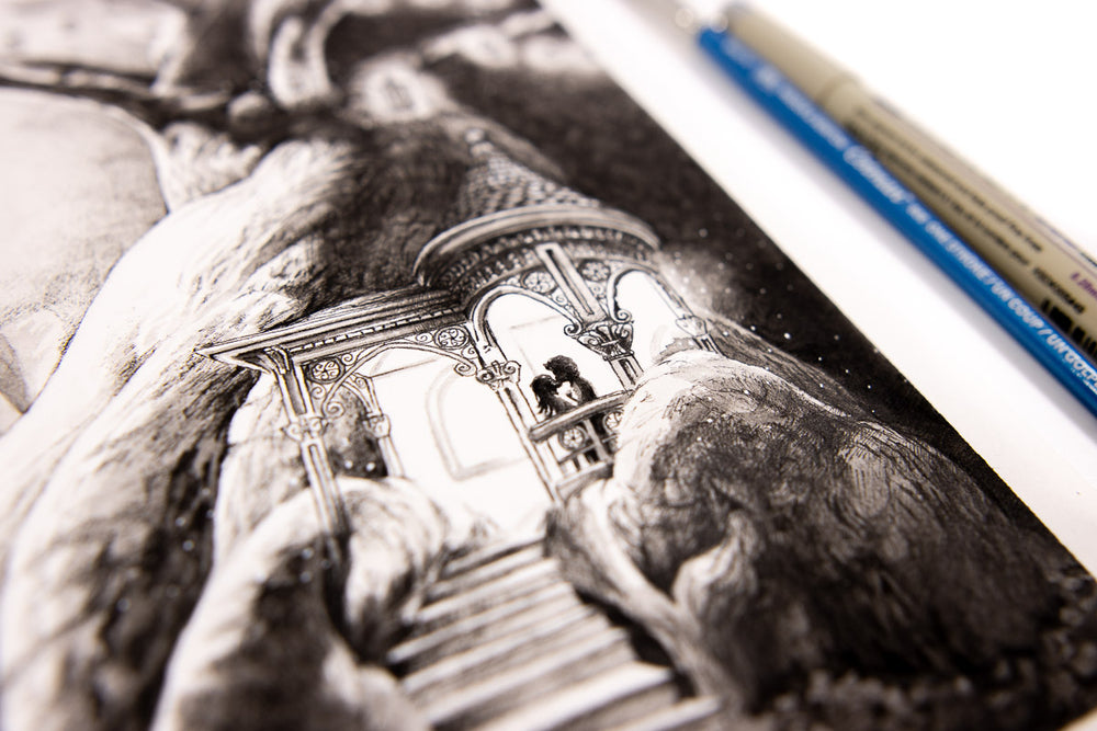 A5 Original Artwork 'Lovers Spot'
