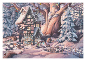 Snow Covered House Print