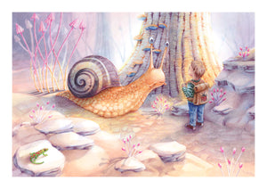 A4 Original Artwork - Snail Adventure
