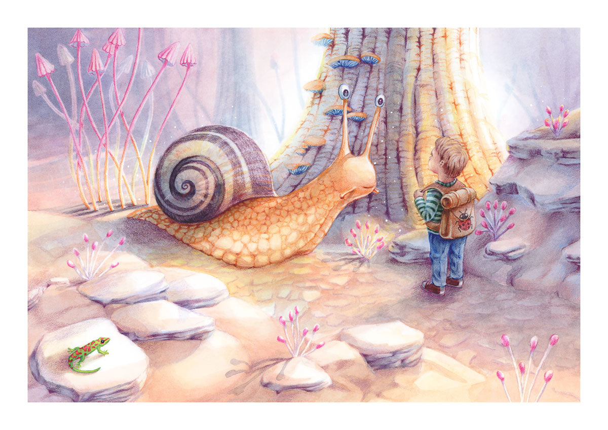 Snail Adventure Print